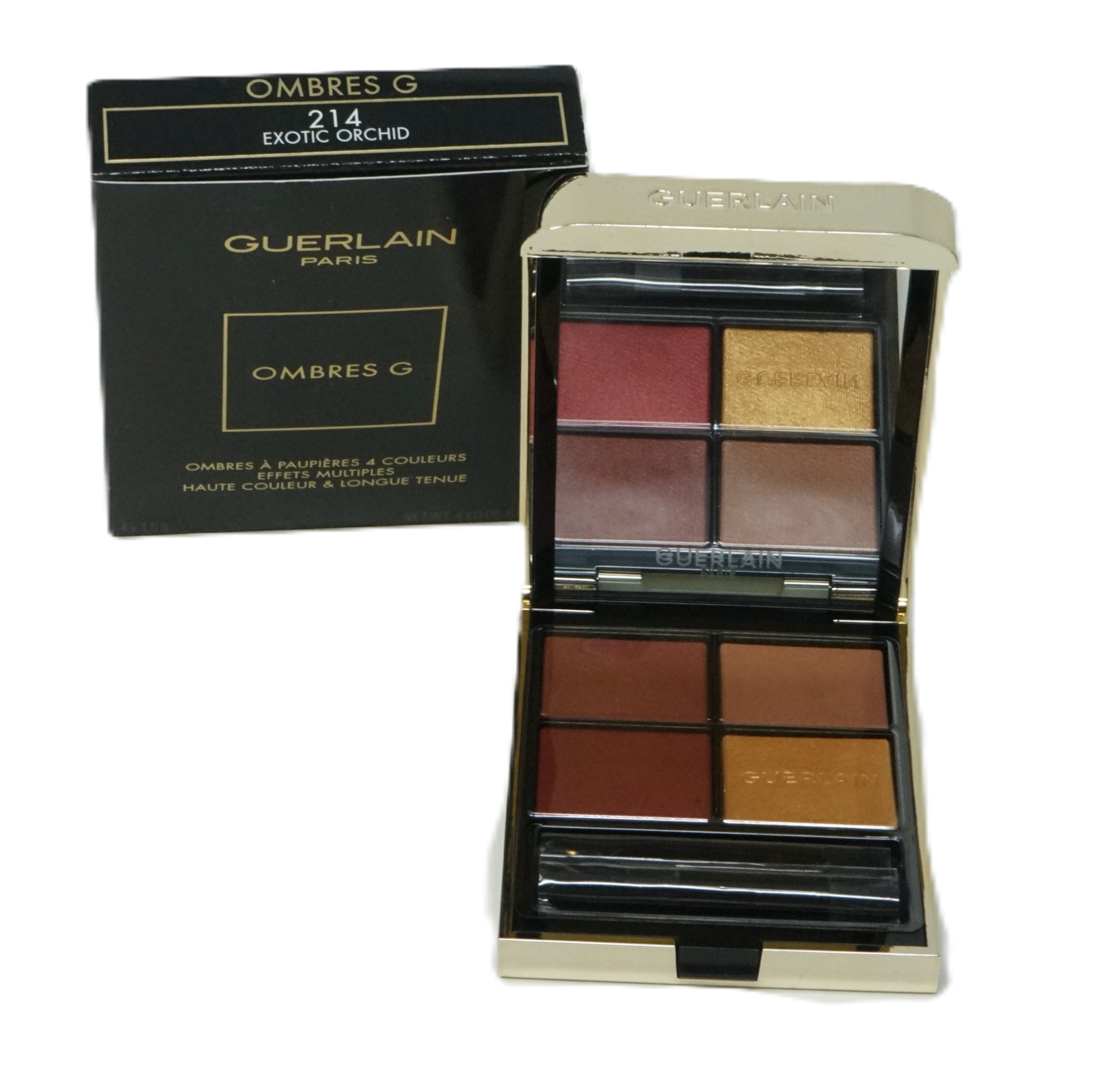 Мультиэффект Guerlain Ombres G Lidschatten 4x1,5 г Экзотическая орхидея 214