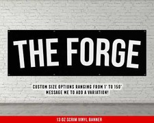 Forge Banner - Motivational Home Gym Wall Art Custom Sizes