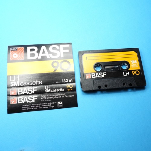 🍒 1x BASF LH SM 90 * IEC I Tipo 1 * Cassette Casete кассета * 1978 - Imagen 2 de 3
