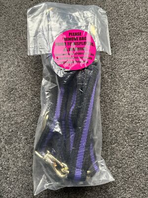 Weaver Leder gepolstert verstellbar Halfter schwarz und lila 1'' für ein durchschnittliches Pferd