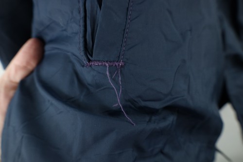 Vintage 50s 60s Champion Running Man Mens XL Fleece Lined Coach Jacket Blue USA - Picture 5 of 16