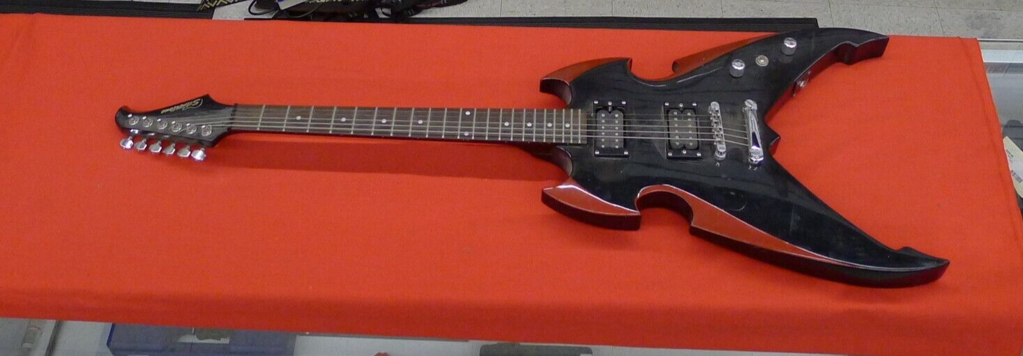 KISS Paul Stanley APOCALYPSE Signature SILVERTONE GUITAR Parts or Repair eBay