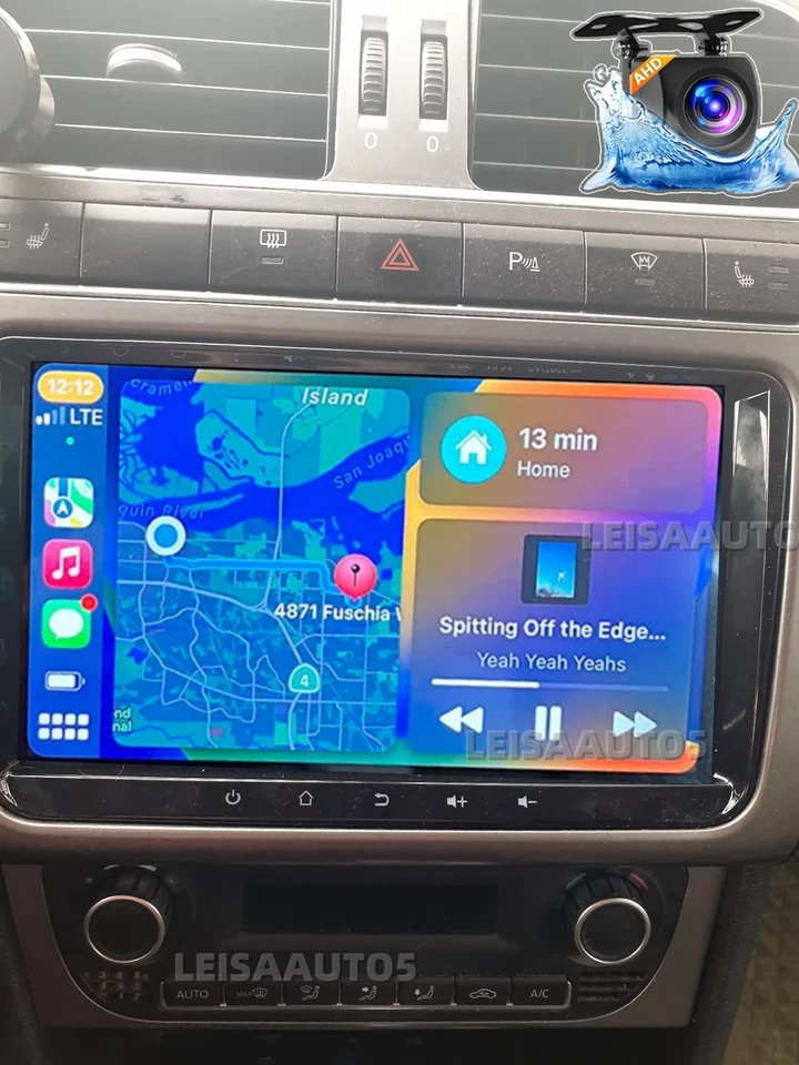 For VW Golf MK5 MK6 Jetta Passat CC CarPlay Android 14 9" Car Stereo Radio Foto 2 de 4