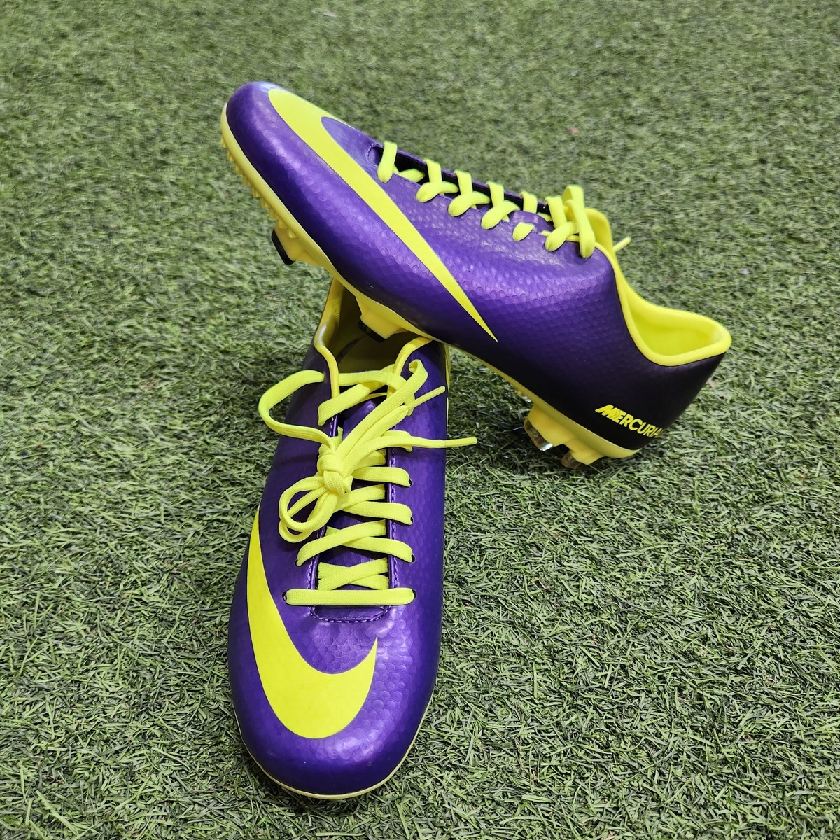 Nike Mercurial Victory IV Fg Men's Soccer Shoes Purple-Volt | eBay