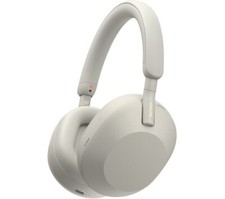 Image of SONY WH-1000XM5 WIRELESS BLUETOOTH NOISE CANCELLING OVEREAR HEADPHONES SILVER