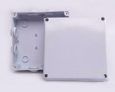 WATERPROOF JUNCTION BOX ENCLOSURE ABS PLASTIC IP65 GREY CCTV ELECTRIC CABLING