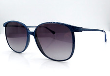 Vintage Marchon CFG-22 Marble Blue Oval Sunglasses Japan W/NEW LENSES