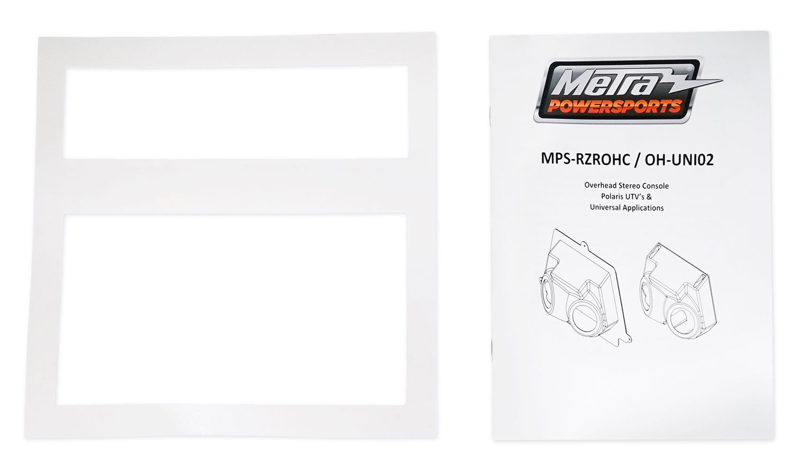 Накладной динамик METRA OH-UNI02Корпус приемника для Polaris RZRATVUTVтележки