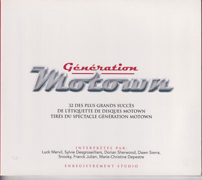 GENERATION MOTOWN (CD 2004) Quebec Luck Mervil Sylvie