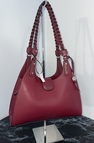 Calvin Klein Shelly Novelty Satchel Damen Leder Tasche rot NEU —KLEINER DEFEKT—