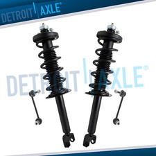 Rear Struts W Coil Spring Assembly Sway Bars Kit For 2013 - 2015 Honda Accord