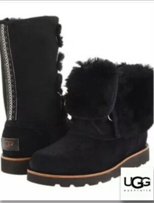 UGG Boots Stiefel Rommy Gr.40 Schwarz NEU