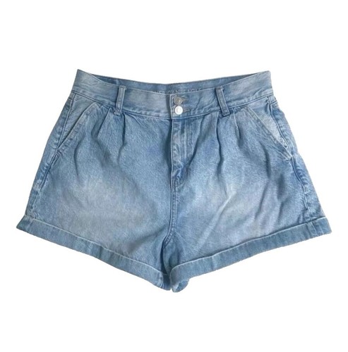 American Eagle Outfitters MIDI Shorts Sz 00 Blue Bootie Short