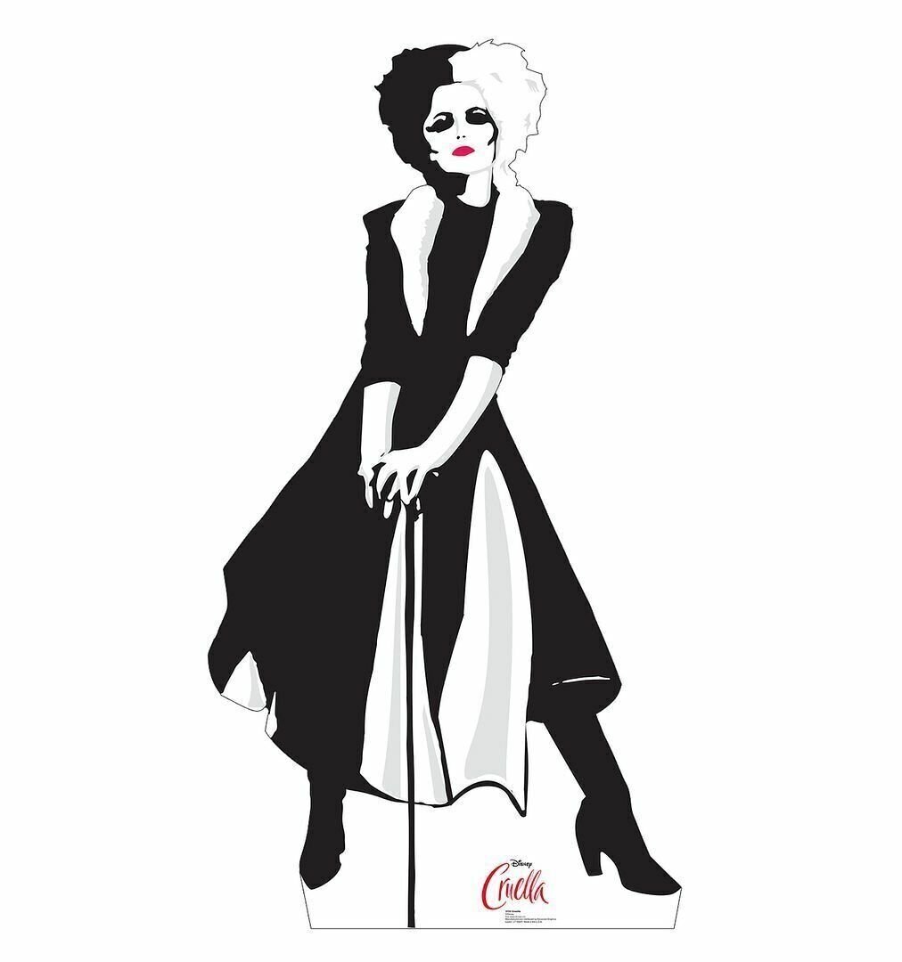 CRUELLA Cardboard Cutout Standee Poster - Disney's Live Action Cruella