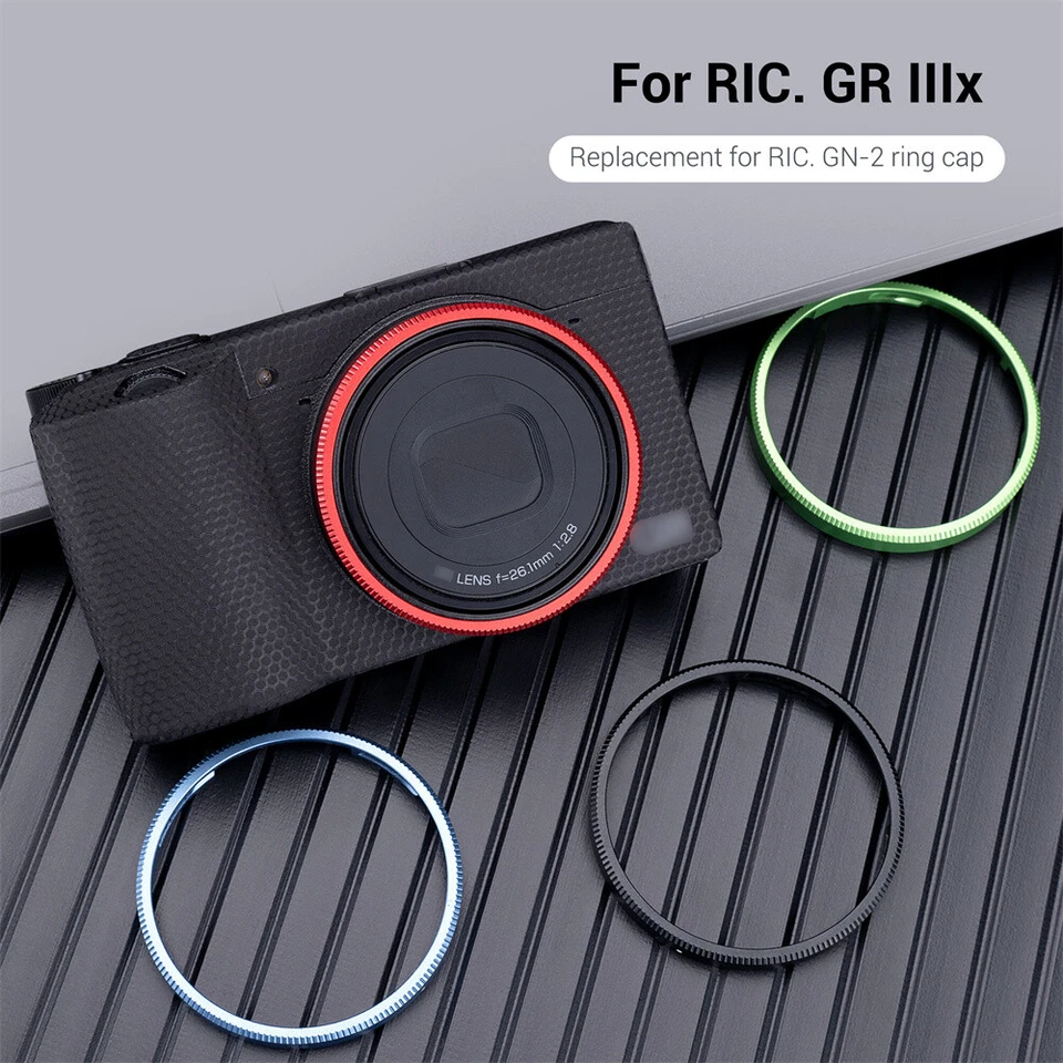 Auto Lens Cap Thump Up Grip Ring Cap Lens Filter for Ricoh GR3X GRIIIx GR III X - Image 3 of 4