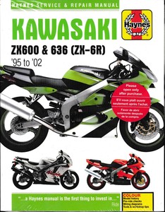 KAWASAKI ZX600 \u0026 636 (ZX-6R) 95-02 HAYNES SOFTBACK Manual 3541 NEW \u0026 SEALED | eBay