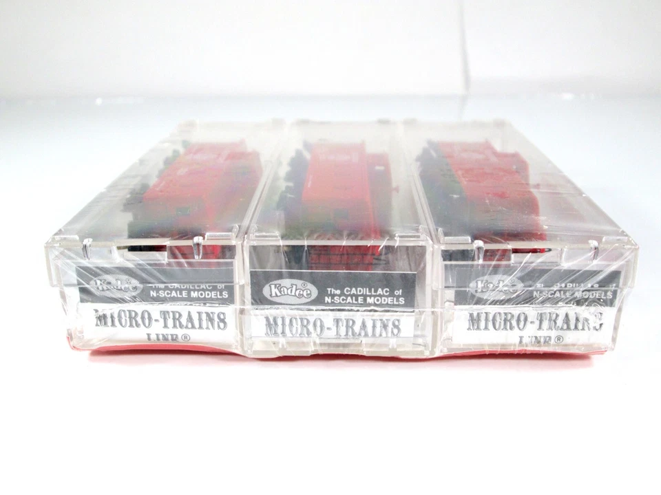 N Scale ***SEABOARD*** 34' Wood Caboose 3-Pack - Kadee Micro Trains 51022 **RARE - Image 3 of 4