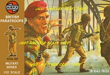 Airfix 1/32 Scale Brown Box British Paratroops A3 Size Poster Advert Box Artwork