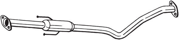 BOSAL 279-639 Middle Silencer for NISSAN