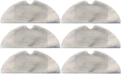6Pcs Mop Cloths Cleaning Pads for XIAOMI MIJIA Mi Vacuum Cleaner 1C STYTJ01ZHM