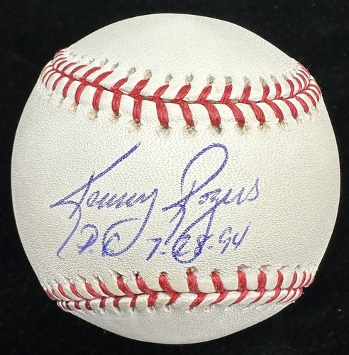 Kenny Rogers PG 7-28-94 signierter Baseball JSA LOA