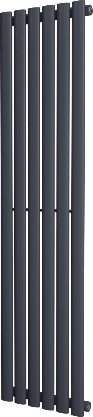 UK Radiators 1400x348mm Wide Single Panel Anthracite Designer Radiator 1904btus