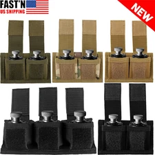 US Revolver Triple/Double Speed Loader Pouch Waist Storage Bag .32 .38 .357 .41