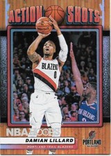DAMIAN LILLARD 2018-19 NBA Hoops Basketball ACTION SHOTS - BLAZERS - #AS-22