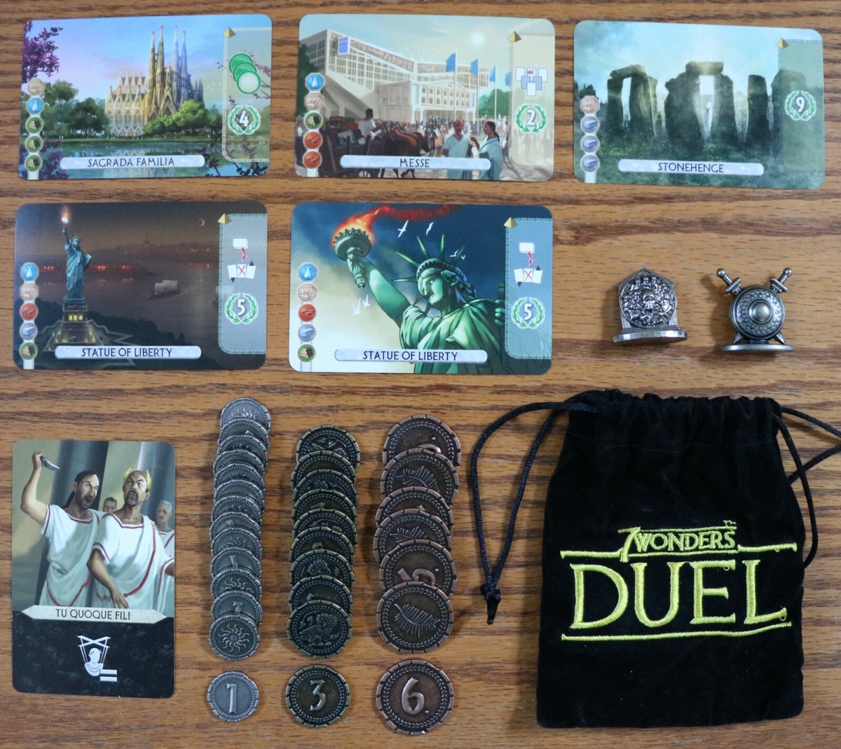 7 Wonders Duel Promo Mini Expansion Card Pack Repos Production