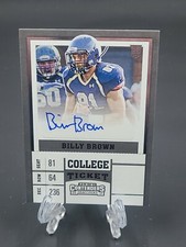 2017 Billy Brown Auto Autograph Rookie Rc Panini Contenders