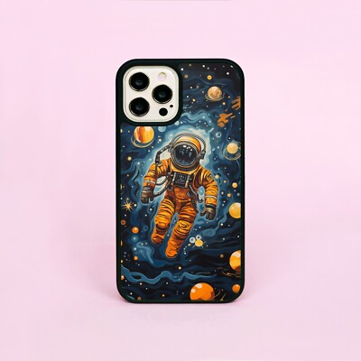 Astronaut im Weltraum Sterne Planeten Handyhülle/Cover für iPhone Samsung Galaxy