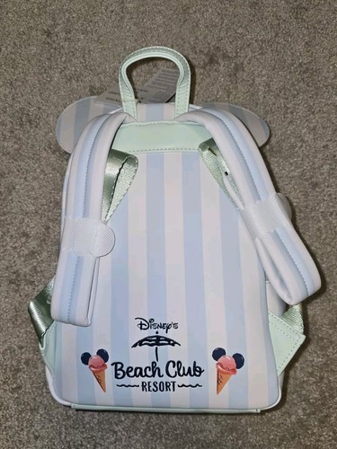 NEW 2024 Disney Beach Club Resort Mickey Minnie SCENTED Mini Loungefly Backpack - Picture 2 of 2