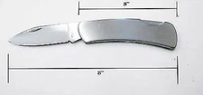 3" stainless steel Zaltana pocket knife