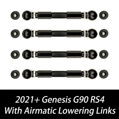 FOR 2021+ Genesis G90 RS4 & LWB ADJUSTABLE LOWERING LINKS AIR
