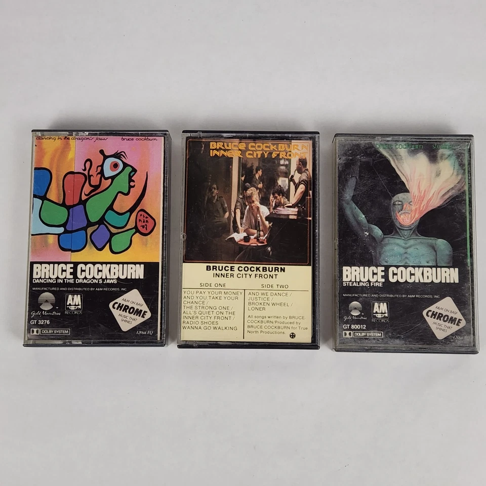 80's Music Cassette Tape Lot of 14 Bruce Cockburn Crowded House Eddie Money Penn Foto 3 de 4