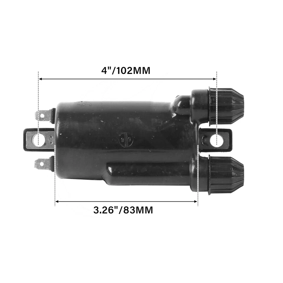 2PCS Ignition Coil Fit For Honda CA160 Touring 1966-1969 CA175 Touring 1968-1970 - Image 3 of 4