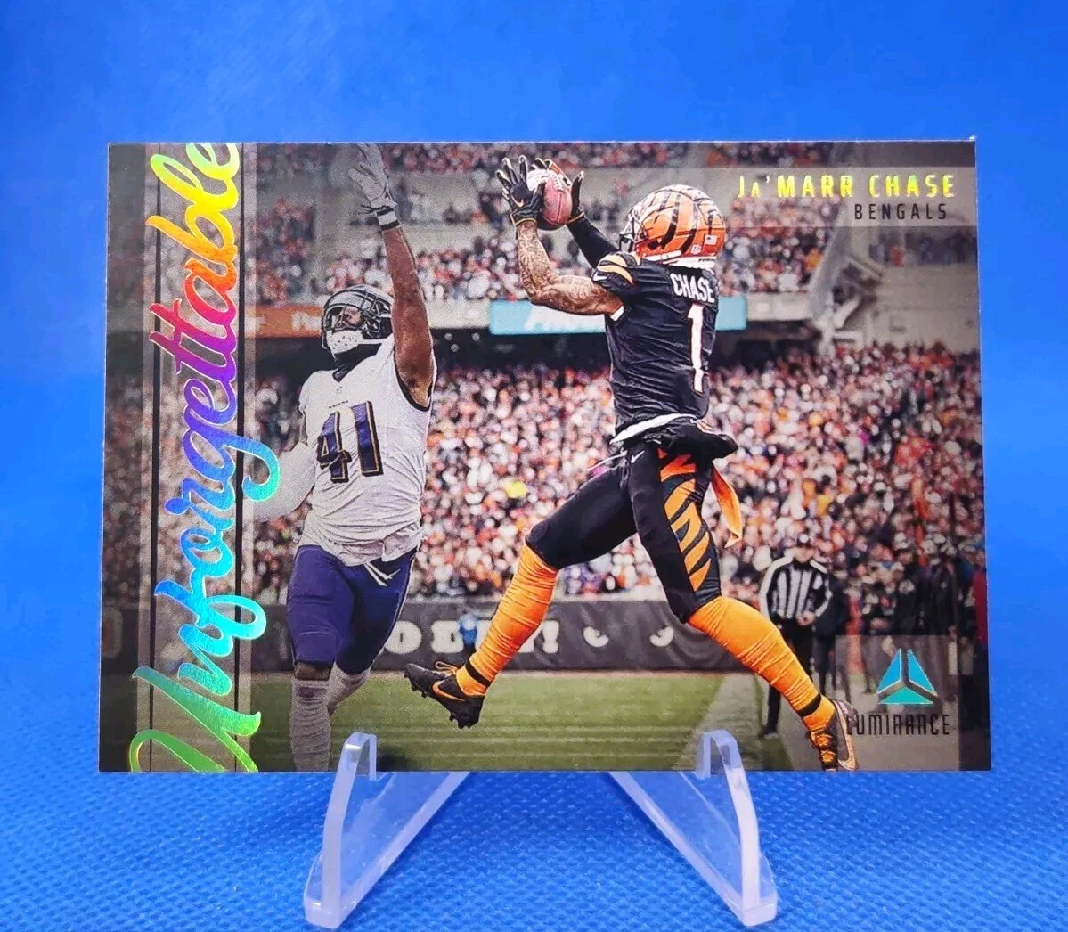 Jamarr Chase trading card