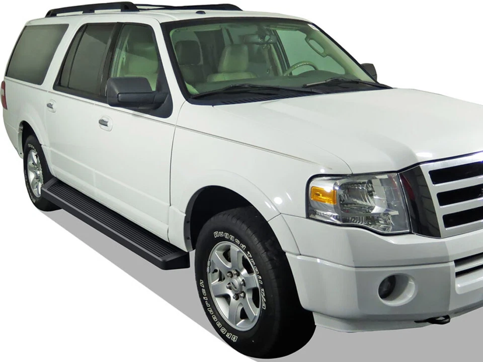 Tablas de correr iBoard negras estilo aptas para Ford Expedition 97-17 Foto 2 de 4