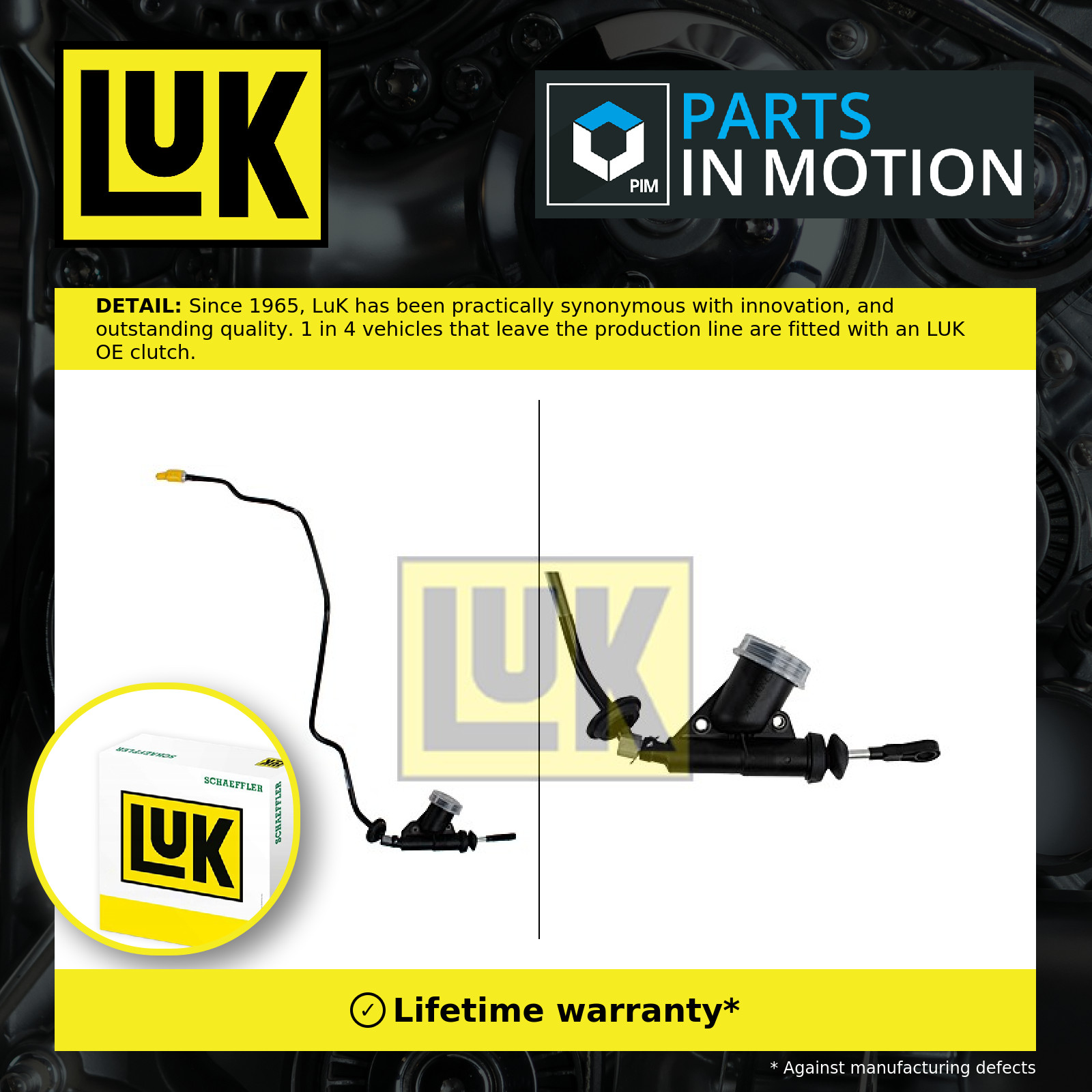 Clutch Master Cylinder fits MG MGZT 2.0D 02 to 05 204D2 LuK STC105480 Quality