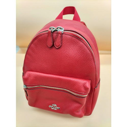 Coach Mini Charlie Pebble Leather Backpack Auth COACH Charlie Mini