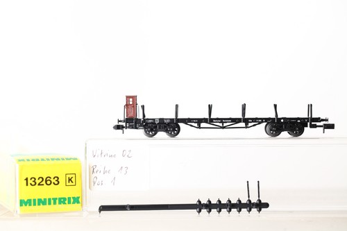 Minitrix Spur N 13263 K  Rungenwagen mit Bh  in OVP (349821) | Zustand: Gebraucht