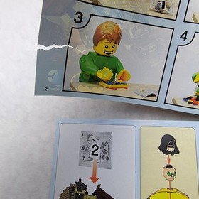 LEGO 76056 Batman Rescue from Ra's al Ghul Instruction Manuals Books 1 & 2