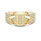 Men's Jewelry Gift Ring 2.00ct Lab created Diamond 14k Yellow Gold Plated