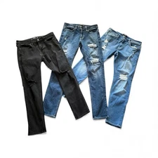 Hollister Advanced Stretch Skinny & Stacked Skinny Jeans Bundle Size 31X30 