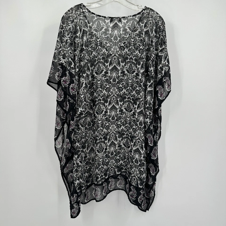 Top túnica de cachemira transparente Tommy Bahama para mujer talla M encubrir resort crucero Foto 2 de 4