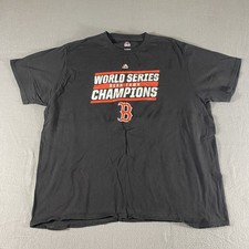 Majestic Boston Red Sox Shirt Mens 2XL MLB Baseball Short Sleeve Crew Neck