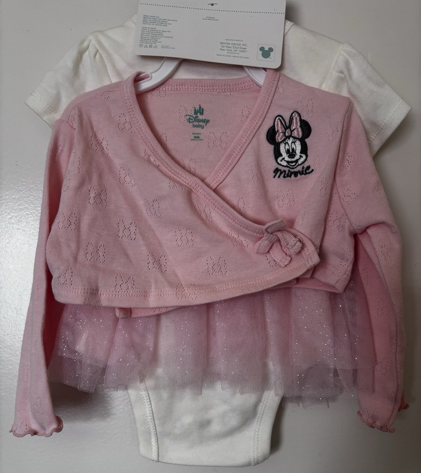 Keeeper Minnie Baby Changing Top With Measure (Pink) main image 0
