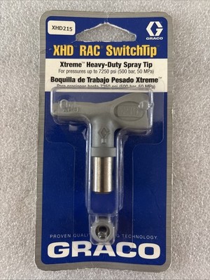 Graco XHD215 RAC SwitchTip 7250 PSI Heavy-Duty Spray Nozzle XHD215