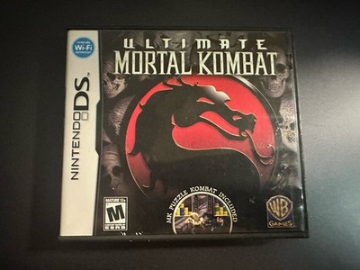 Midway Ultimate Mortal Kombat (Nintendo DS, 2007) w/ Case & Manual NTSC-U/C