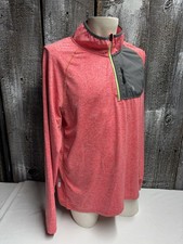 Little Donkey Andy Pullover Men's XL 1/4 Zip Lightweight Red Jacket